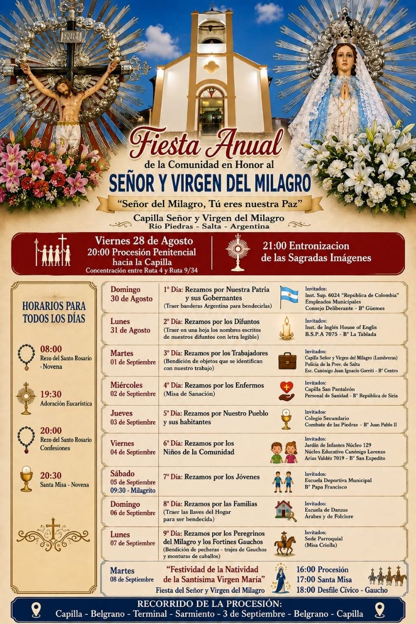 Río Piedras se viste de fe y tradición: la comunidad se prepara para renovar su Pacto de Fidelidad